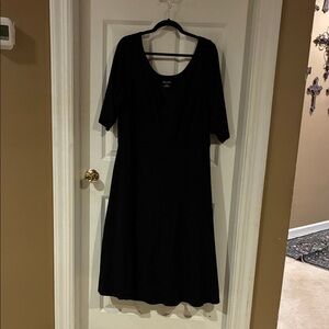 Elegant and Dressy Women’s Black Midi Dress Size 20 By City Chic